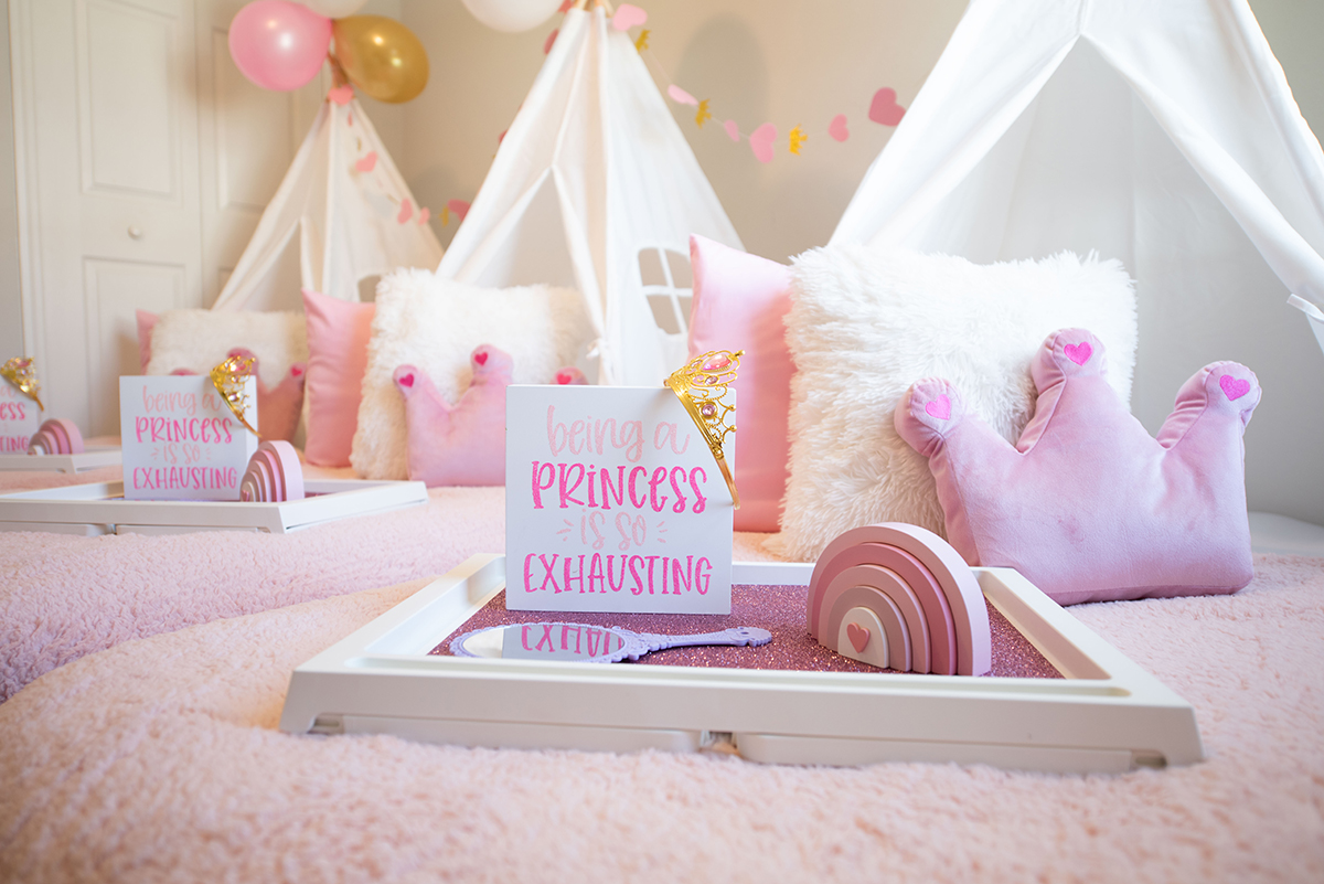 Princess slumber party theme